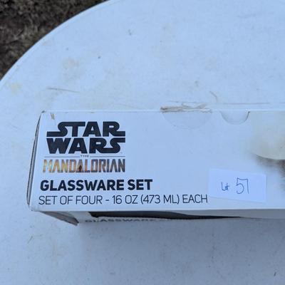 Sale Photo Thumbnail #229: Star wars Mandalorian 19 oz glasses- set of 2