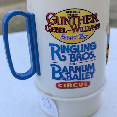 Sale Photo Thumbnail #237: Ringling Bros & Barnum Bailey Circus Plastic Mug