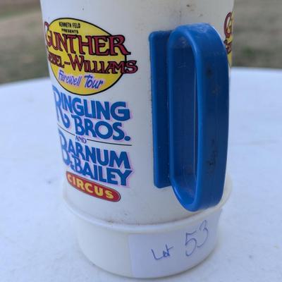 Sale Photo Thumbnail #238: Ringling Bros & Barnum Bailey Circus Plastic Mug