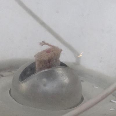 Sale Photo Thumbnail #474: Metal oil lamp