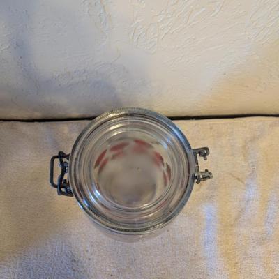 Sale Photo Thumbnail #1018: Strawberry Canning glass jar