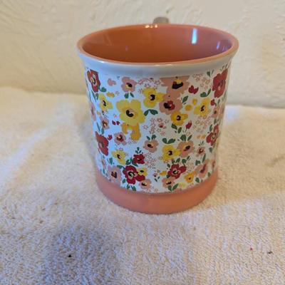 Sale Photo Thumbnail #1028: Floral Coffee mug