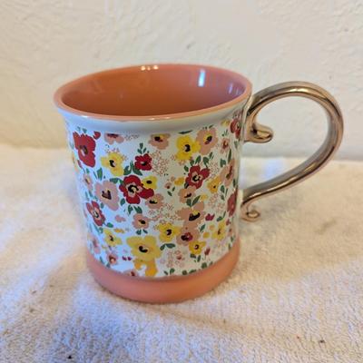 Sale Photo Thumbnail #1027: Floral Coffee mug