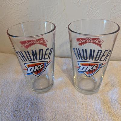Sale Photo Thumbnail #1034: OKC Thunder Budweiser tumblers