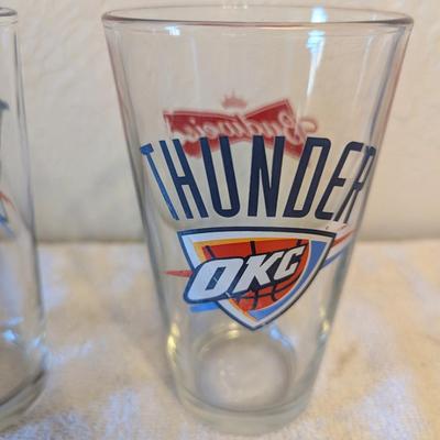 Sale Photo Thumbnail #1035: OKC Thunder Budweiser tumblers