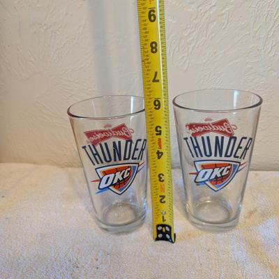 Sale Photo Thumbnail #1032: OKC Thunder Budweiser tumblers