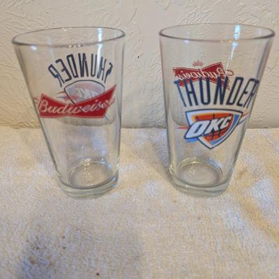 Sale Photo Thumbnail #1030: OKC Thunder Budweiser tumblers