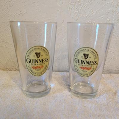 Sale Photo Thumbnail #1044: set of 2 Guinness glass tumblers