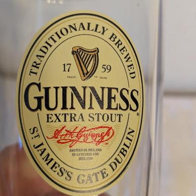 Sale Photo Thumbnail #1050: set of 2 Guinness glass tumblers