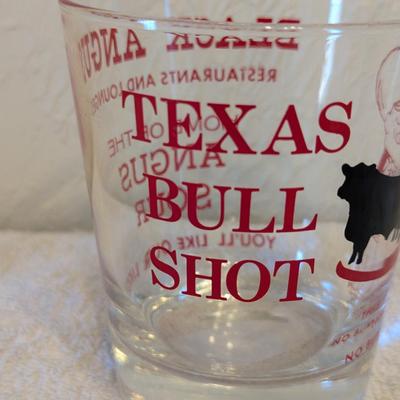 Sale Photo Thumbnail #1054: Texas bull shot glass