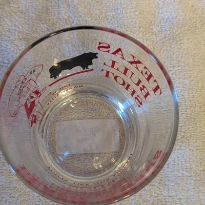 Sale Photo Thumbnail #1058: Texas bull shot glass