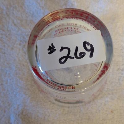 Sale Photo Thumbnail #1059: Texas bull shot glass