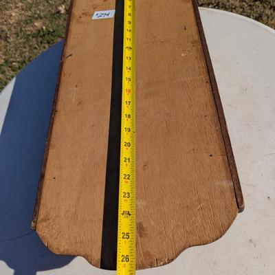 Sale Photo Thumbnail #1103: wooden wall shelf