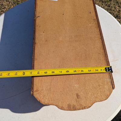 Sale Photo Thumbnail #1102: wooden wall shelf