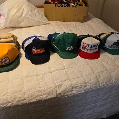 50 Baseball caps / Trucker caps / Hats Most advertising agriculture