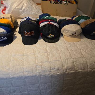 50 Baseball caps / Trucker caps / Hats Most advertising agriculture