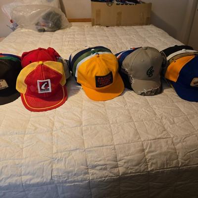 50 Baseball caps / Trucker caps / Hats Most advertising agriculture