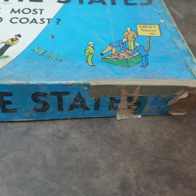 Vintage board games - Pollyanna - Game of the United States - Rook - Rack o