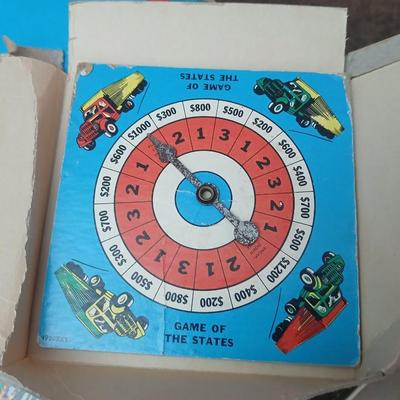 Vintage board games - Pollyanna - Game of the United States - Rook - Rack o