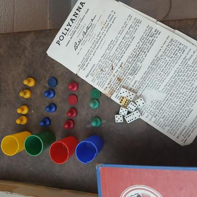 Vintage board games - Pollyanna - Game of the United States - Rook - Rack o