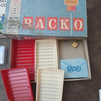 Vintage board games - Pollyanna - Game of the United States - Rook - Rack o