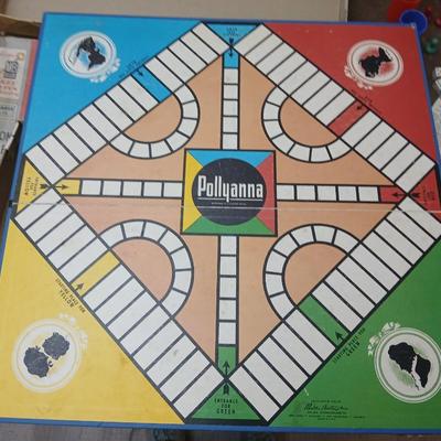 Vintage board games - Pollyanna - Game of the United States - Rook - Rack o