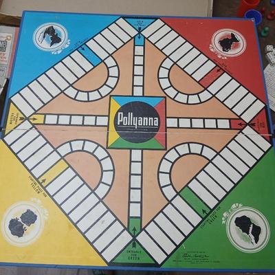 Vintage board games - Pollyanna - Game of the United States - Rook - Rack o