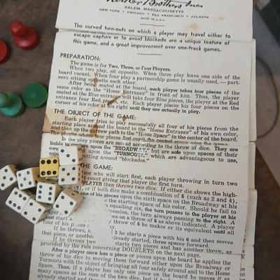 Vintage board games - Pollyanna - Game of the United States - Rook - Rack o