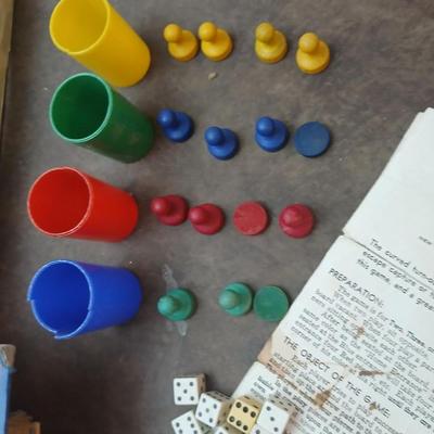 Vintage board games - Pollyanna - Game of the United States - Rook - Rack o