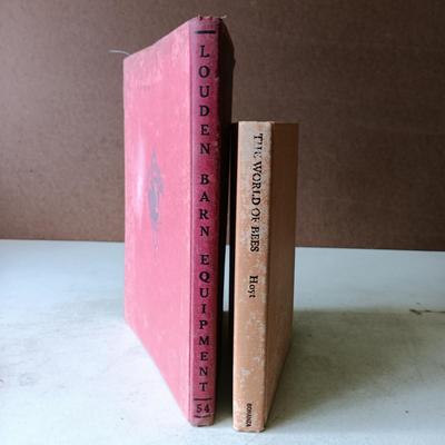 LOT 135: Hand-Body of Ready Reference 1897, Diseases of Cattle 1909, Louden Machinery Co. Catalog 1929 & World of Bees 1965