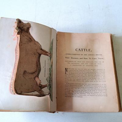 LOT 135: Hand-Body of Ready Reference 1897, Diseases of Cattle 1909, Louden Machinery Co. Catalog 1929 & World of Bees 1965