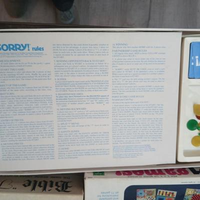 Board games - LIFE - 71 games in one box - Sorry & Bible trivia
