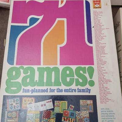 Board games - LIFE - 71 games in one box - Sorry & Bible trivia