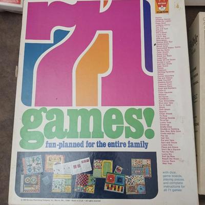 Board games - LIFE - 71 games in one box - Sorry & Bible trivia