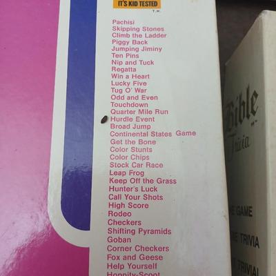 Board games - LIFE - 71 games in one box - Sorry & Bible trivia