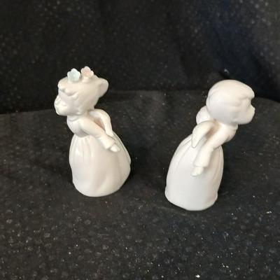 Collection of angels - small tri marked D Buxman - kitting pair marked with an "s"