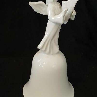 Two porcelain angel bells and a porcelain angel figure - Enesco - 50% Fine bone china -