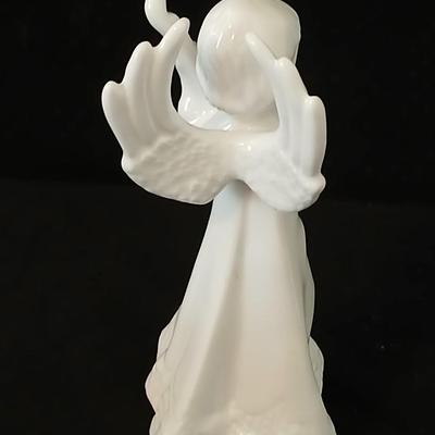 Two porcelain angel bells and a porcelain angel figure - Enesco - 50% Fine bone china -