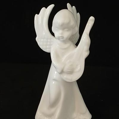 Two porcelain angel bells and a porcelain angel figure - Enesco - 50% Fine bone china -