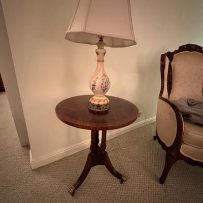 End Table, Italian Lamp