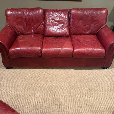 Sleeper Sofa & Ottoman (BLR-MG)