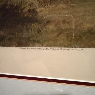 Framed Equestrian Print (BLR-MG)