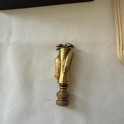 Brass Golfer Table Lamp (BLR-MG)