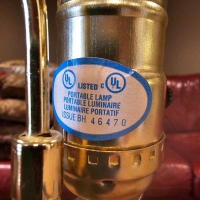 Brass Golfer Table Lamp (BLR-MG)