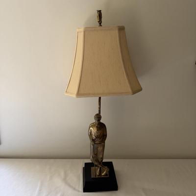 Brass Golfer Table Lamp (BLR-MG)