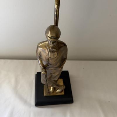 Brass Golfer Table Lamp (BLR-MG)