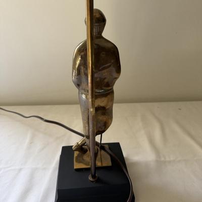 Brass Golfer Table Lamp (BLR-MG)