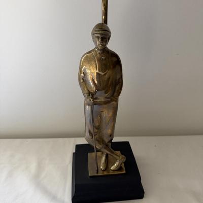 Brass Golfer Table Lamp (BLR-MG)
