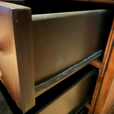 Golf Themed Three Drawer End Table (BLR-MG)