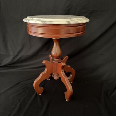 Victorian Marble Top Table/Plant Stand (BPR-MG)